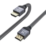 [PO ZWROCIE] Wozinsky kabel HDMI 2.1 8K 60 Hz 48 Gbps / 4K 120 Hz / 2K 144 Hz 5 m srebrny (WHDMI-50)