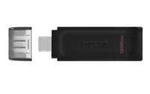 Kingston pendrive 128GB USB-C DT70 czarny