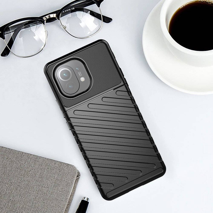 Thunder Case elastyczne pancerne etui pokrowiec Xiaomi Mi 11 niebieski