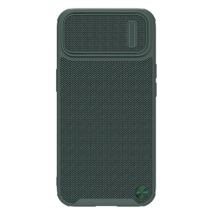 Nillkin Textured S Case etui iPhone 14 Plus pancerny pokrowiec z osłoną na aparat zielony