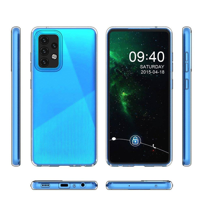 Żelowy pokrowiec etui Ultra Clear 0.5mm Xiaomi Redmi Note 10 5G przezroczysty