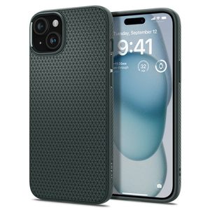 Etui Spigen Liquid Air iPhone 15 Abyss Green Case