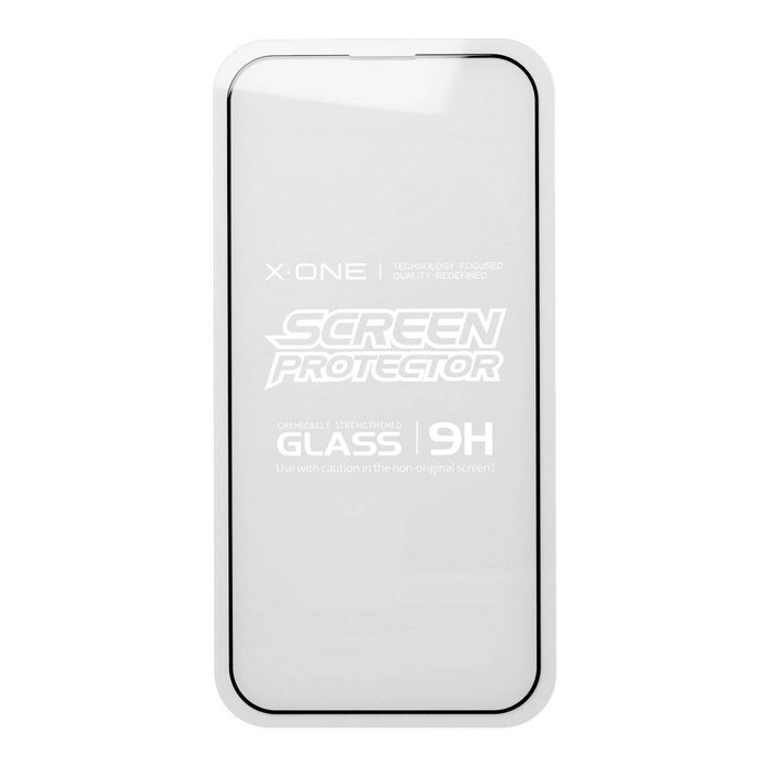 Szkło hartowane X-ONE Full Cover Extra Strong Crystal Clear - do iPhone 14 Pro Max (full glue) czarny