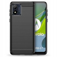 Etui Tech-protect Tpucarbon Motorola Moto E13 Black Case