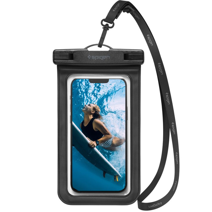 Etui Spigen A601 Universal Waterproof Case 2-pack Black