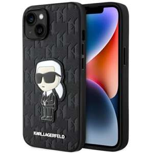 Etui Karl Lagerfeld KLHCP14SSAKHPKK iPhone 14 6.1" czarny/black Saffiano Monogram Ikonik Case