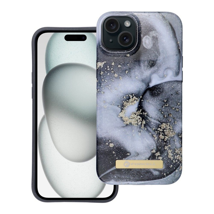 FORCELL F-PROTECT Mirage futerał kompatybilny z MagSafe do IPHONE 15 Plus marble mist