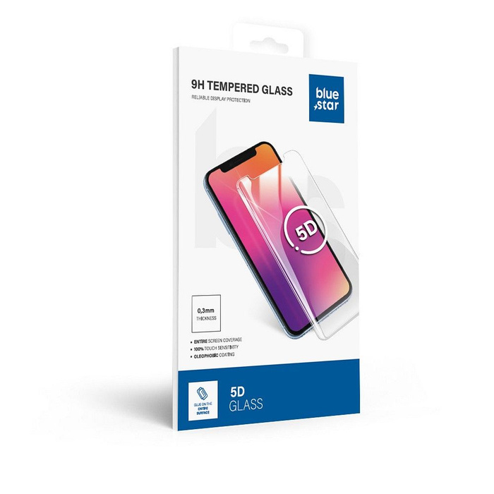 Szkło hartowane Blue Star 5D - do Samsung Galaxy S10e (full glue/case friendly) - czarny