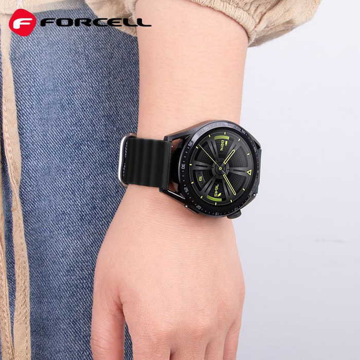 FORCELL F-DESIGN FS01 pasek do SAMSUNG Watch 20 mm czarny