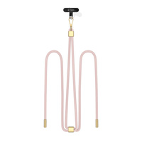 TECH-PROTECT C2S ROPE CROSSBODY STRAP BABY PINK/GOLD