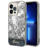 Etui GUESS Apple iPhone 14 Pro Porcelain Collection Szary Hardcase