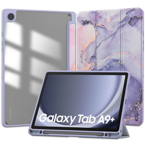 Etui Tech-protect Sc Pen Hybrid Samsung Galaxy Tab A9+ Plus 11.0 X210 / X215 / X216 Violet Marble Case