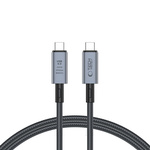 TECH-PROTECT ULTRABOOST MAX USB 4.0 8K 40GBPS TYPE-C CABLE PD240W 100CM GREY