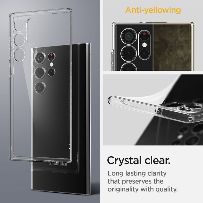 ETUI SPIGEN S22 ULTRA Liquid Crystal Przezroczyste Clear Case