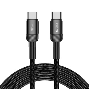 Tech-protect Ultraboost Evo USB-C Cable Pd100w/5a 300cm Black