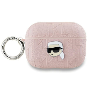 Karl Lagerfeld KLAP2PGKIPP AirPods Pro 2 (2022/2023) cover różowy/pink Monogram Karl Head