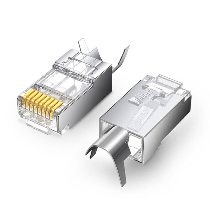 Ugreen 10x modularny wtyk wtyczka RJ45 8P8C Cat 6A (70316)