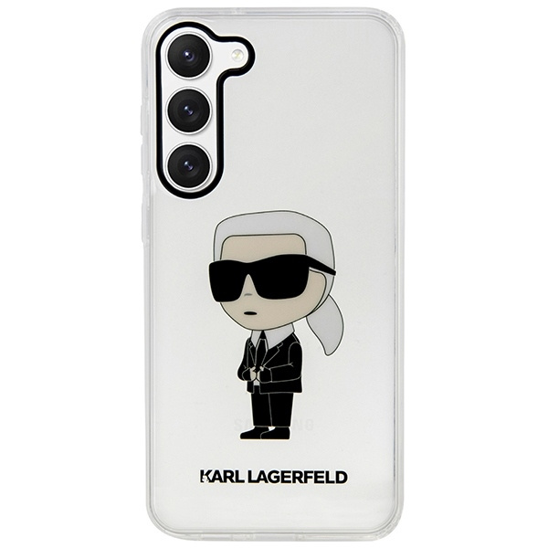 Etui Karl Lagerfeld Klhcs23shniktct S23 S911 Transparent Hardcase Ikonik Karl Lagerfeld Case