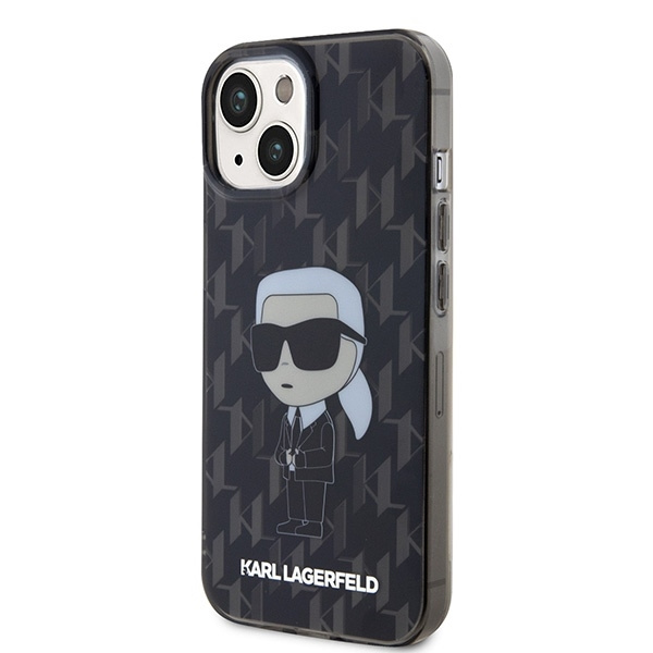 Etui Karl Lagerfeld KLHCP15SHNKMKLK iPhone 15 6.1" transparent hardcase Monogram Ikonik Case