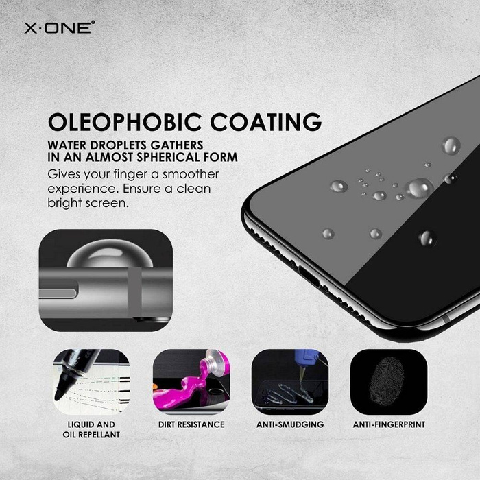 Szkło hartowane X-ONE Full Cover Extra Strong Matowe - do iPhone 14 Pro (full glue) czarny