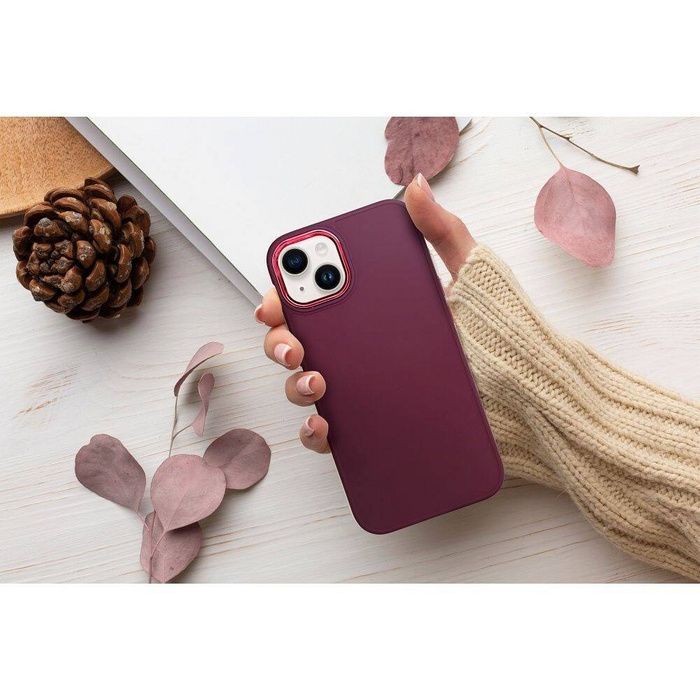 Etui Futerał FRAME do REALME C55 fioletowy Case