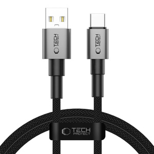 TECH-PROTECT ULTRABOOST DNA TYPE-C CABLE 15W/3A 100CM IRON GREY