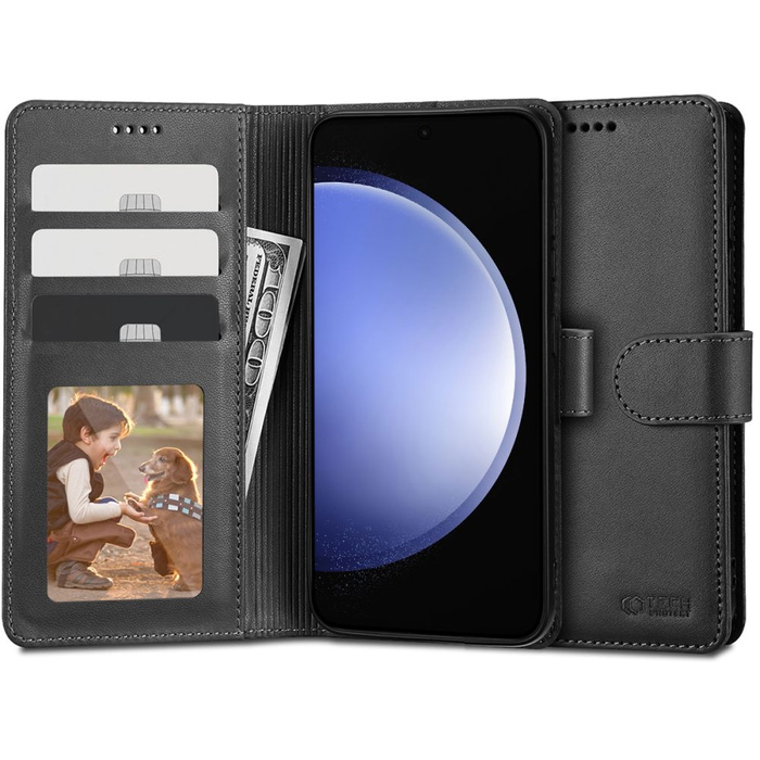 Etui Tech-protect Wallet Samsung Galaxy S23 Fe Black Case