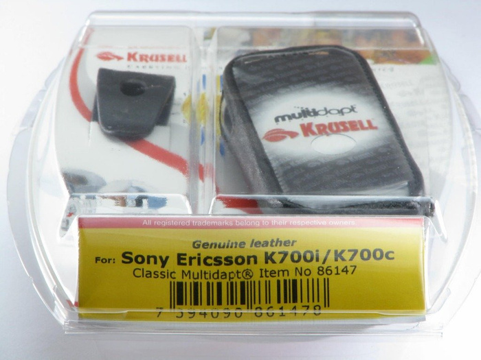 Etui KRUSELL Sony Ericsson K700i SE Futerał Pokrowiec Czarny Case