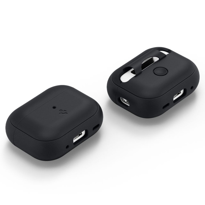 Etui Spigen Silicone Fit Strap Apple Airpods Pro 1 / 2 Black Case