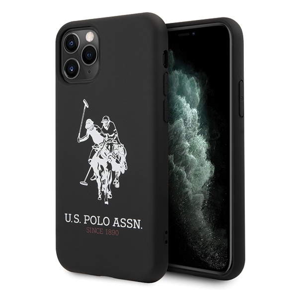 ETUI Etui US POLO Apple iPhone 11 Pro Max Silicone Collection Czarny Case CASE