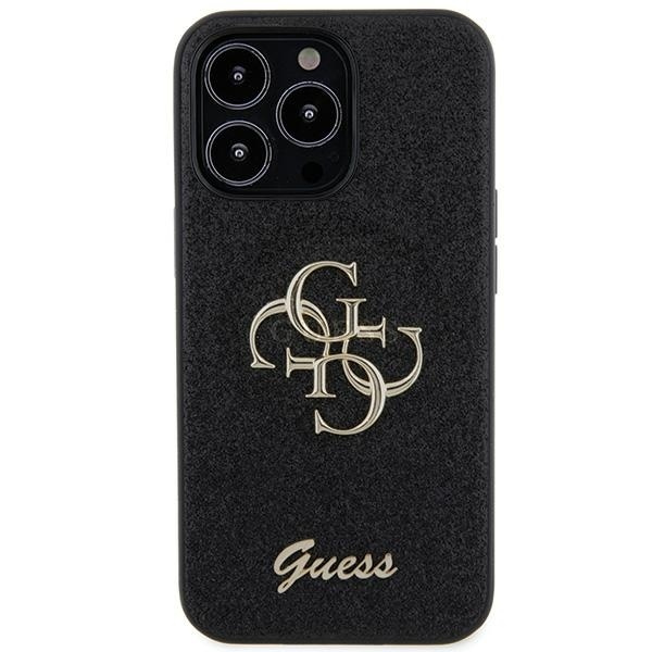 Etui Guess GUHCP13LHG4SGK iPhone 13 Pro / 13 6.1" czarny/black hardcase Glitter Script Big 4G Case