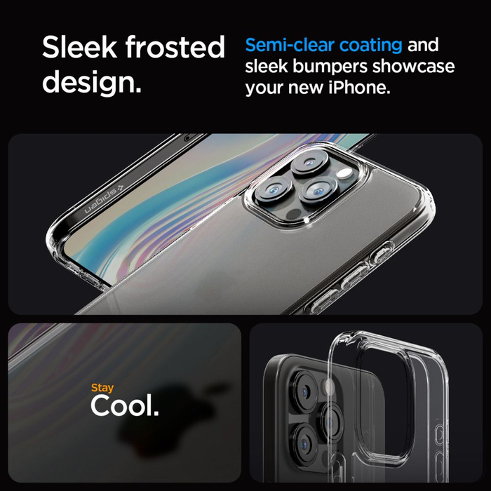 Etui iPhone 15 Pro Max Spigen Ultra Hybrid Frost Clear Case