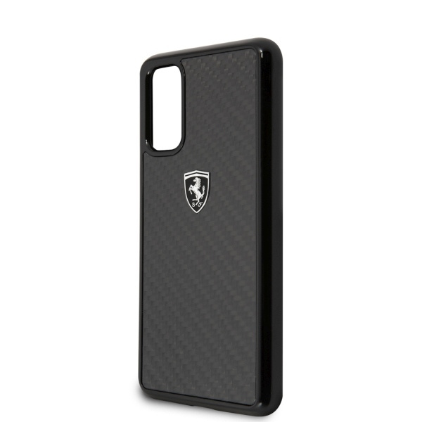 Etui FERRARI Samsung Galaxy S20 Carbon Heritage Czarny Case