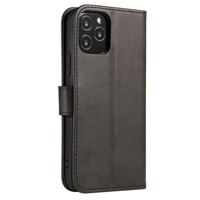 Magnet Case elegancki futerał etui pokrowiec z klapką i funkcją podstawki Realme 9 Pro + (9 Pro Plus) czarny