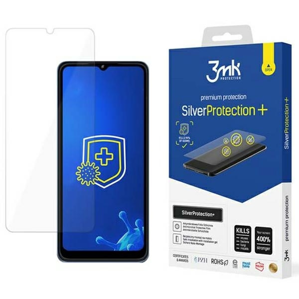 3MK Silver Protect+ T-Mobile T Phone Pro 5G / Revvl 6 5G Folia Antymikrobowa montowana na mokro