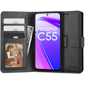 TECH-PROTECT WALLET REALME C55 BLACK