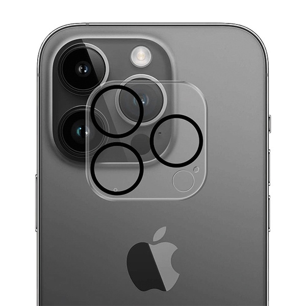 3MK Lens Pro Full Cover iPhone 13 Pro / 13 Pro Max Szkło hartowane na obiektyw aparatu z ramką montażową 1szt