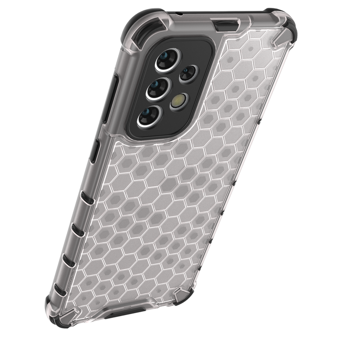 Honeycomb etui pancerny pokrowiec z żelową ramką Samsung Galaxy A33 5G niebieski