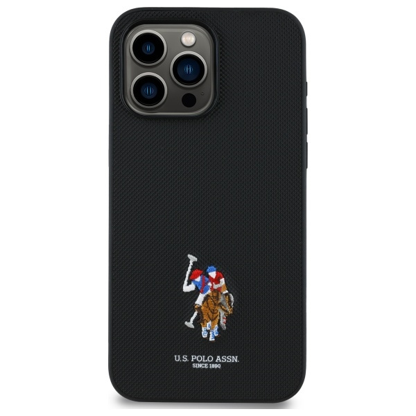 US Polo USHCP15XPEMK iPhone 15 Pro Max    6,7" czarny/black Embroidered DH Color