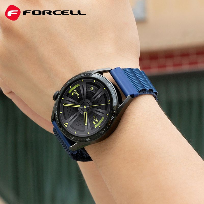 FORCELL F-DESIGN FS05 pasek do SAMSUNG Watch 20 mm granatowy