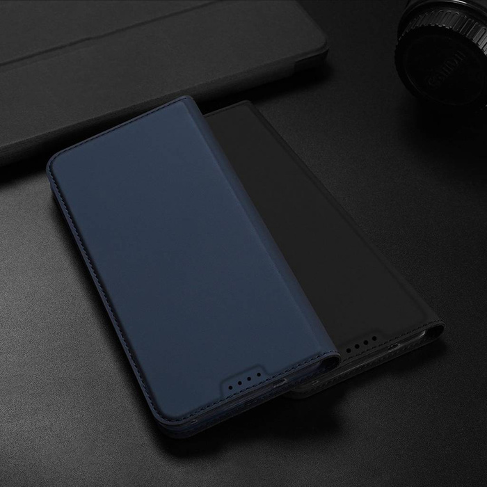 Dux Ducis Skin Pro etui Asus Zenfone 9 pokrowiec z klapką portfel na kartę podstawka czarne