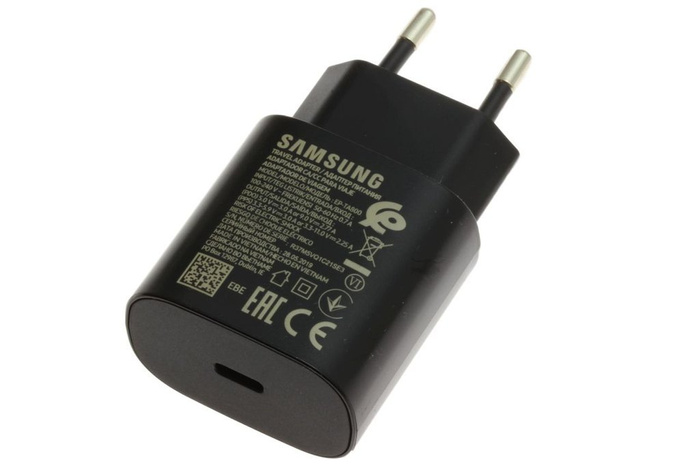 Oryginalna ŁADOWARKA SAMSUNG EP-TA800 Super Fast Charging + Kabel USB-C Czarna