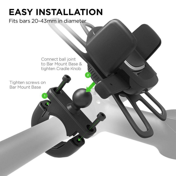 Uchwyt na telefon do roweru IOTTIE EASY ONE TOUCH 4 BIKE MOUNT