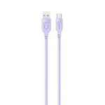 USAMS Kabel USB-C PD Fast Charging 1,2m 6A Lithe Series purpurowy/purple SJ568USB03 (US-SJ568)