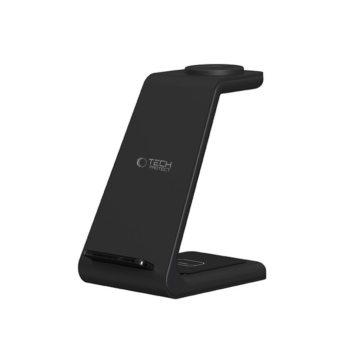 TECH-PROTECT QI15W-A36 3IN1 WIRELESS CHARGER FOR ANDROID BLACK