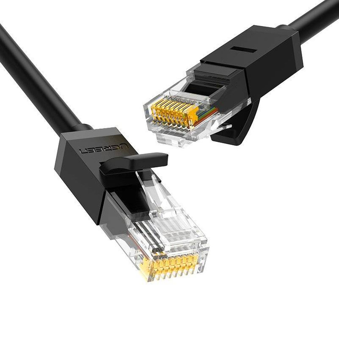 Ugreen kabel przewód internetowy sieciowy Ethernet patchcord RJ45 Cat 6 UTP 1000Mbps 1 m niebieski (NW102 11201)