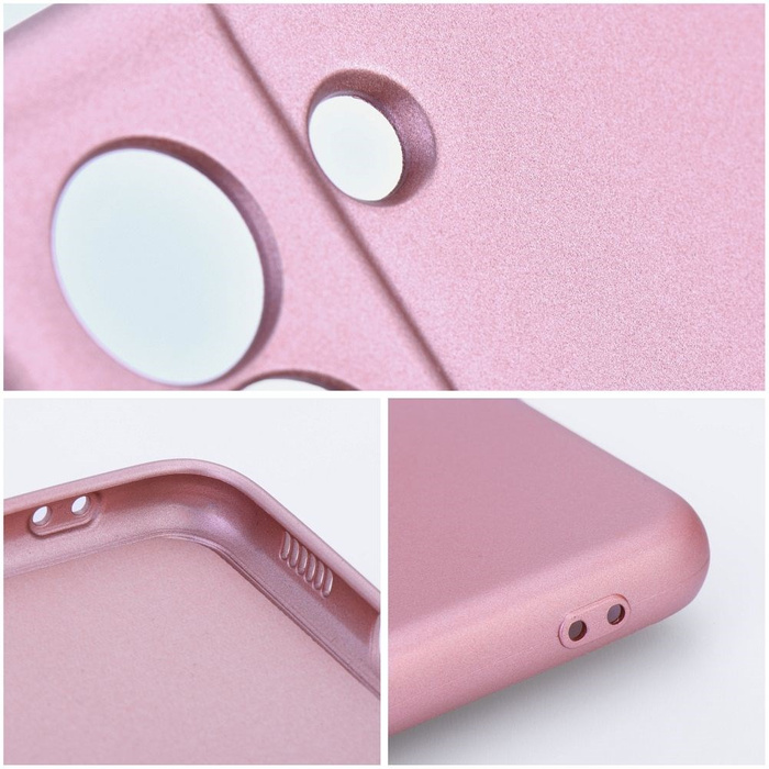 Etui Futerał METALLIC do XIAOMI Redmi 12 4G różowy Case