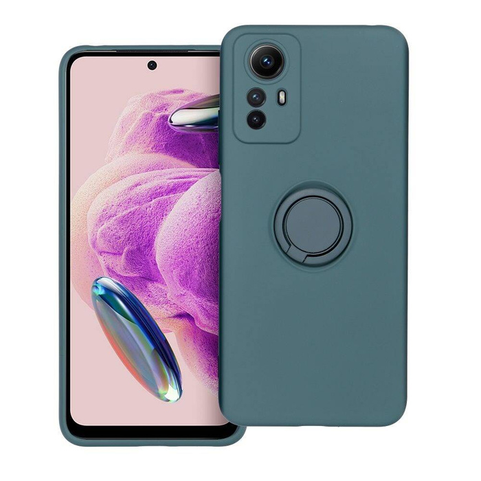 Etui Futerał SILICONE RING do XIAOMI Redmi NOTE 12S  zielony Case