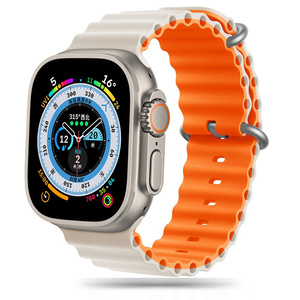 Pasek Tech-protect Iconband Pro Apple Watch 4 / 5 / 6 / 7 / 8 / 9 / Se / Ultra 1 / 2 (42 / 44 / 45 / 49 Mm) Starlight/orange