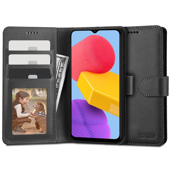 Etui Tech-protect Wallet Galaxy M13 Black Case